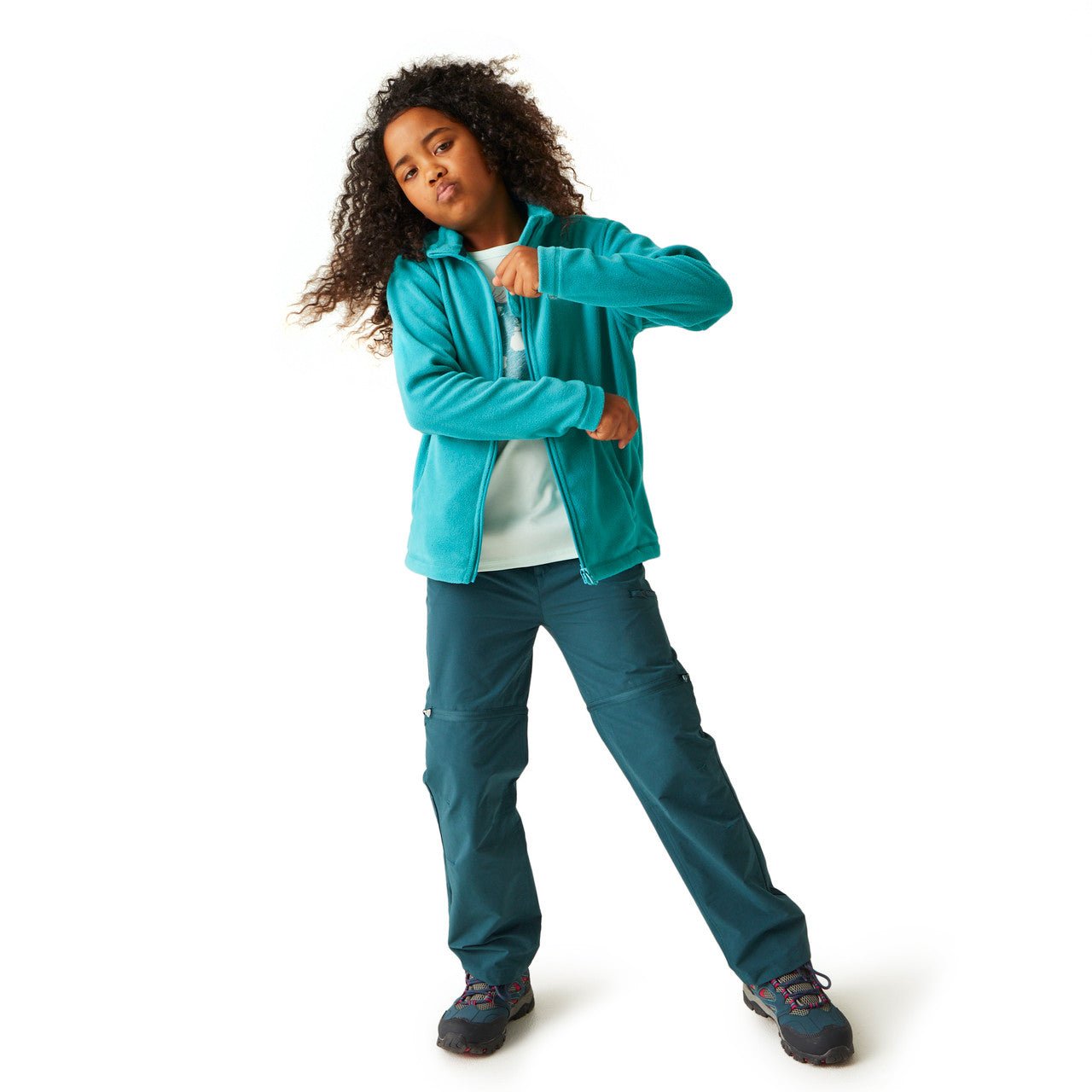Regatta Kid's King Lightweight Full Zip Fleece Tahoe Blue - Renna Clothing