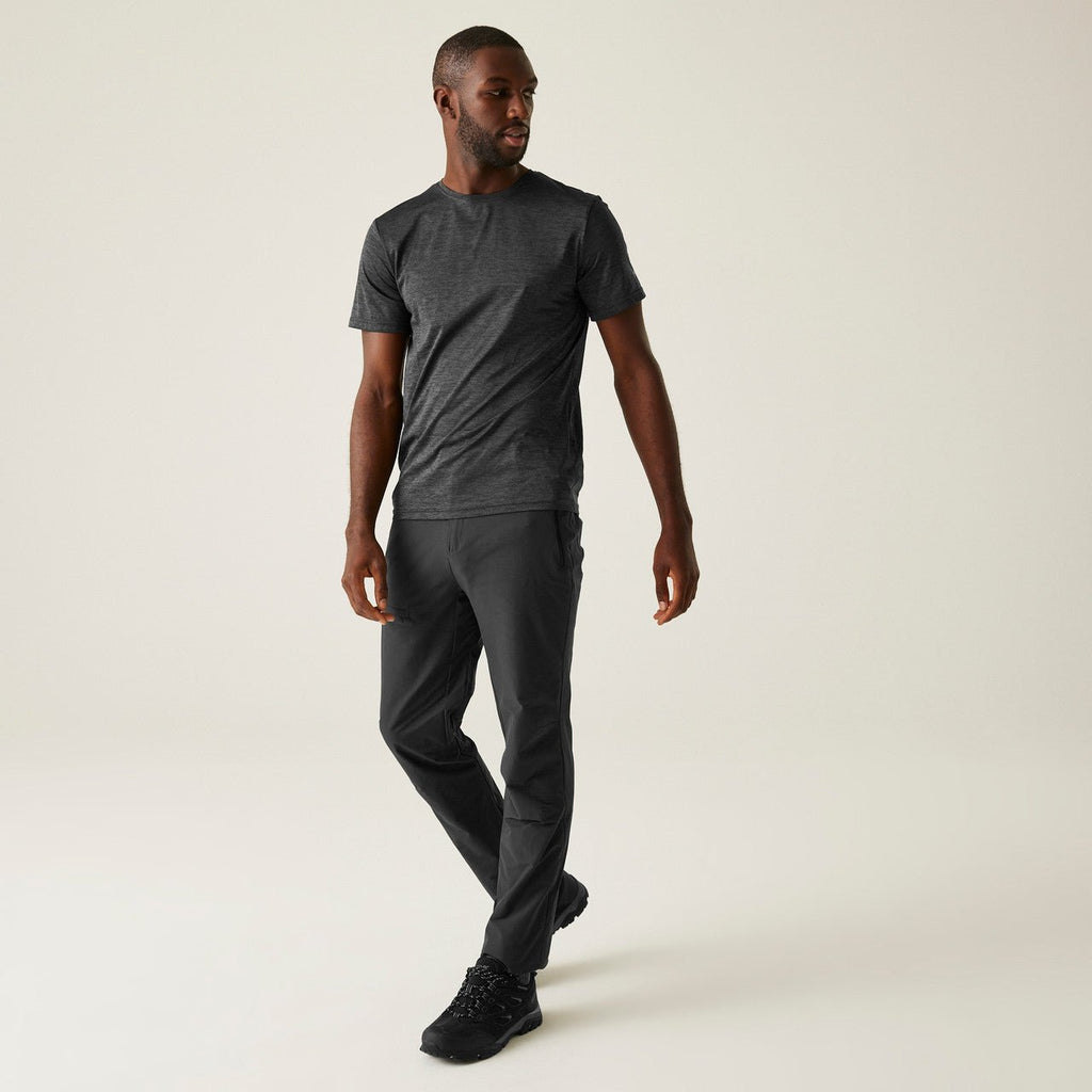 Regatta Mens Highton II Walking Hiking Trousers Ash - Renna Clothing