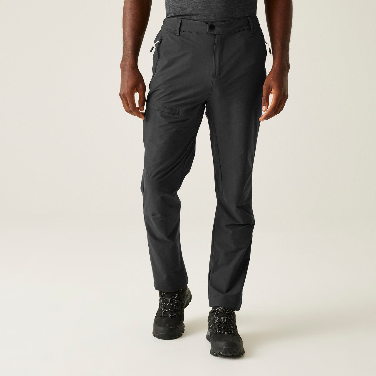 Regatta Mens Highton II Walking Hiking Trousers Ash - Renna Clothing
