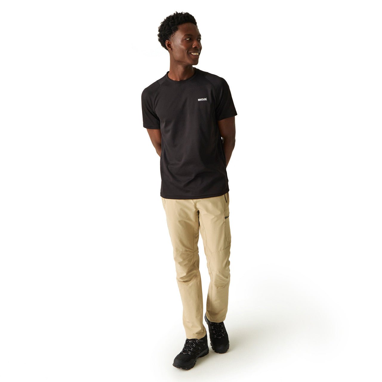 Regatta Mens Highton Walking Hiking Trousers Oat - Renna Clothing