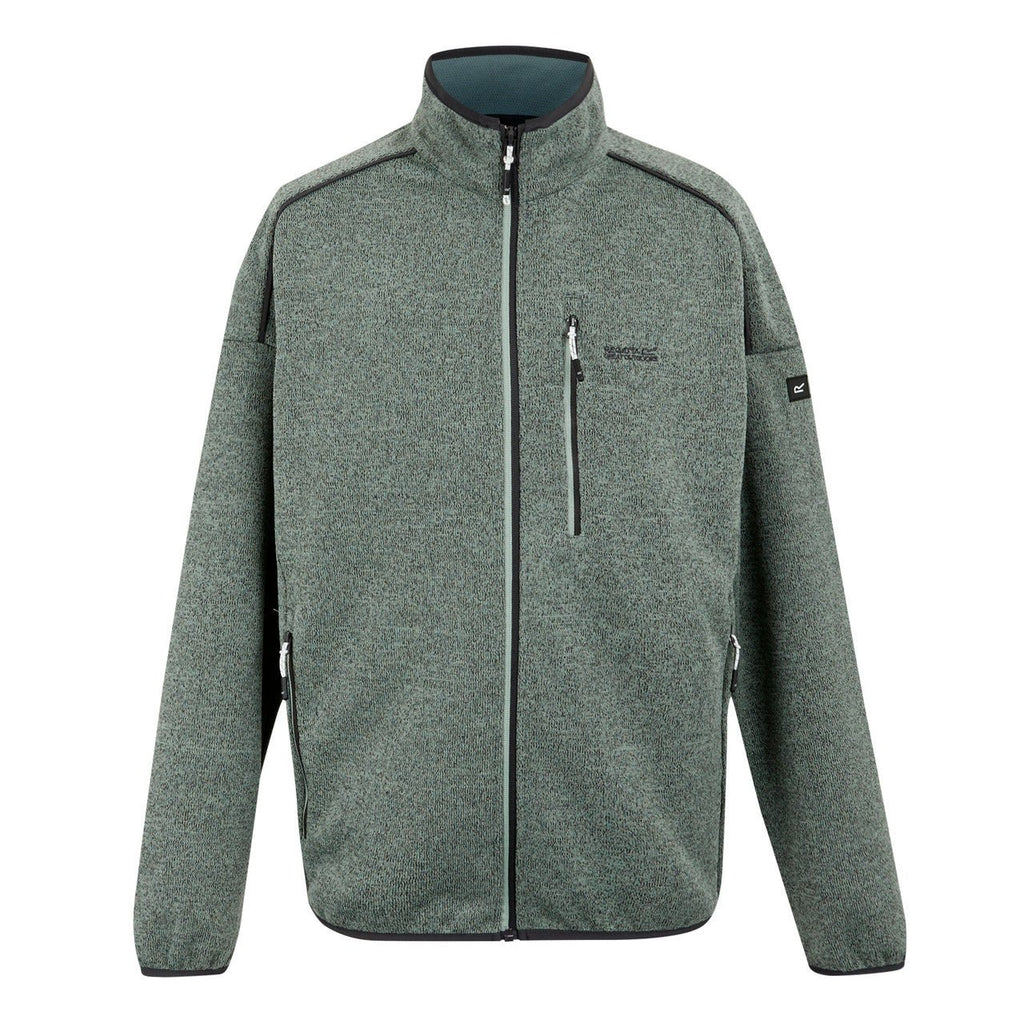 Regatta Men's Kames Full Zip Fleece Blue Glacier Stormy Weather - Renna Clothing