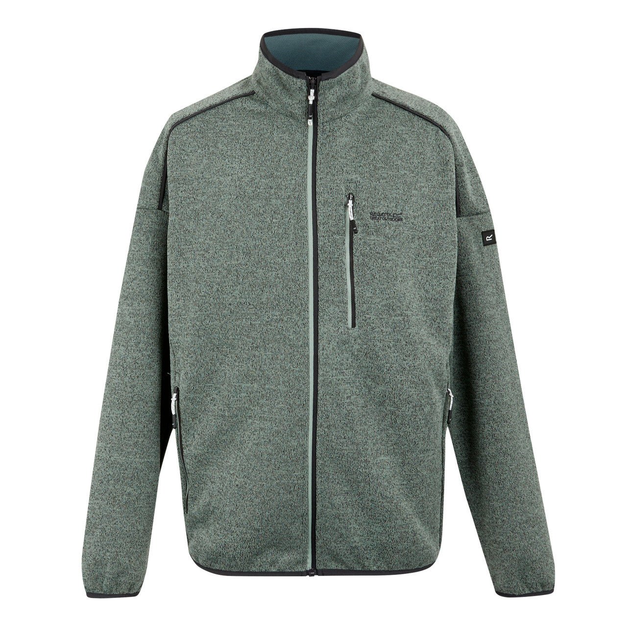 Regatta Men's Kames Full Zip Fleece Blue Glacier Stormy Weather - Renna Clothing