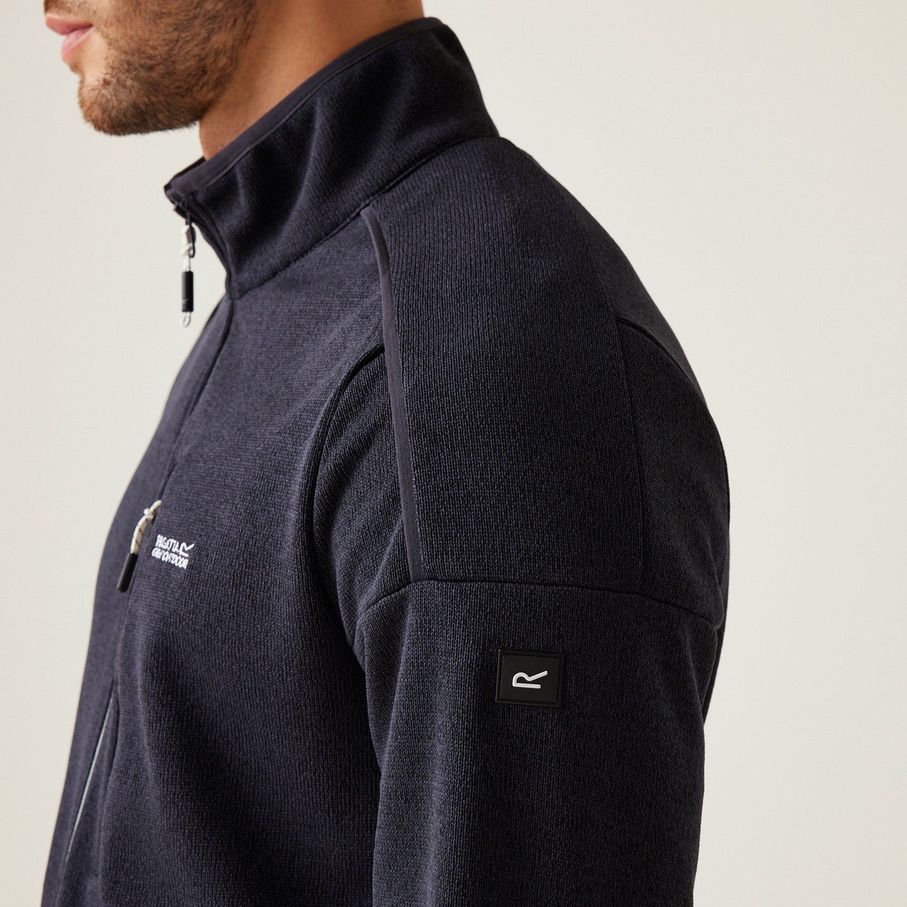 Regatta Men's Kames Full Zip Fleece Grey Ash Glacier - Renna Clothing