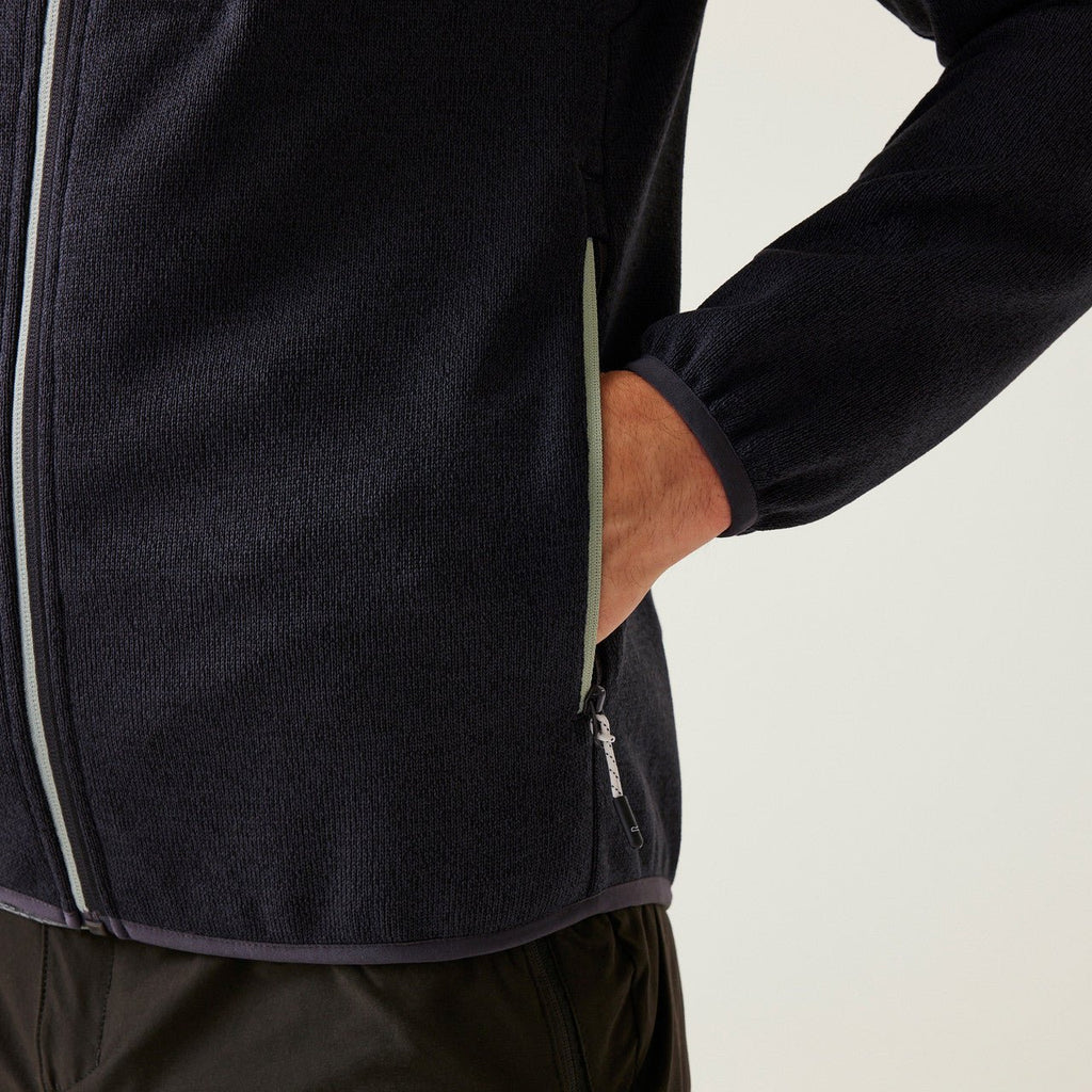 Regatta Men's Kames Full Zip Fleece Grey Ash Glacier - Renna Clothing
