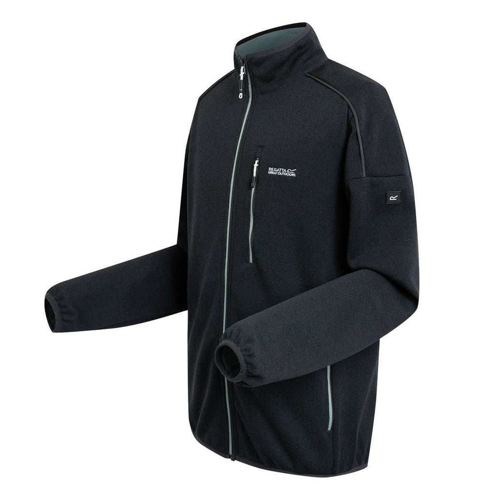 Regatta Men's Kames Full Zip Fleece Grey Ash Glacier - Renna Clothing