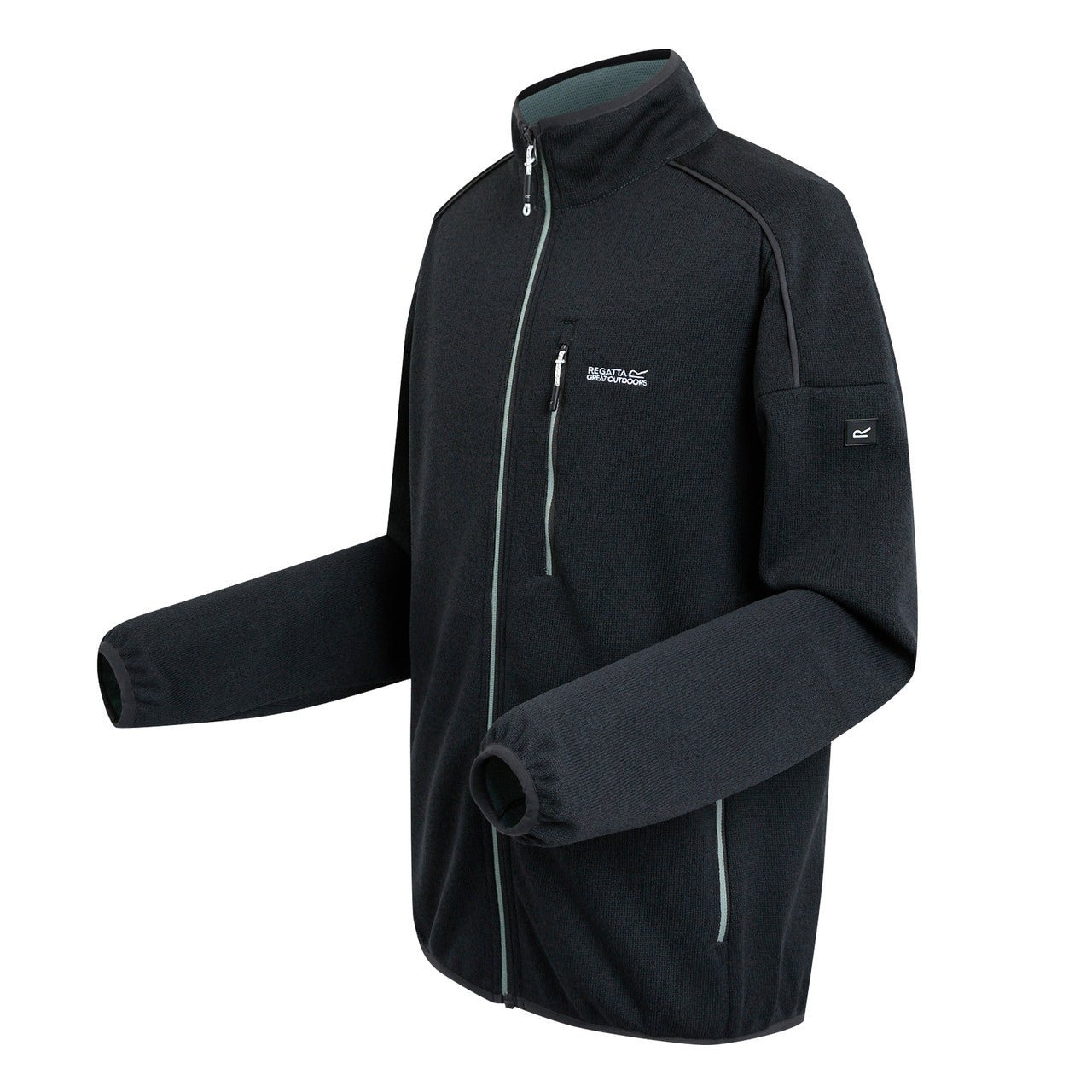Regatta Men's Kames Full Zip Fleece Grey Ash Glacier - Renna Clothing