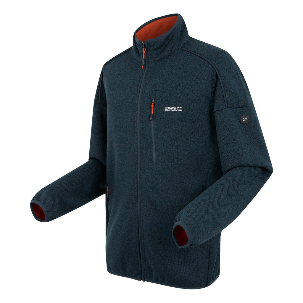 Regatta Men's Kames Full Zip Fleece Moonlight Denim Blue - Renna Clothing