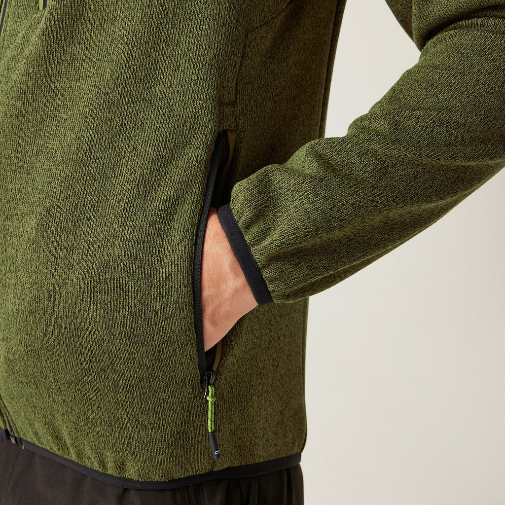 Regatta Men's Kames Full Zip Fleece Nephrite Green - Renna Clothing