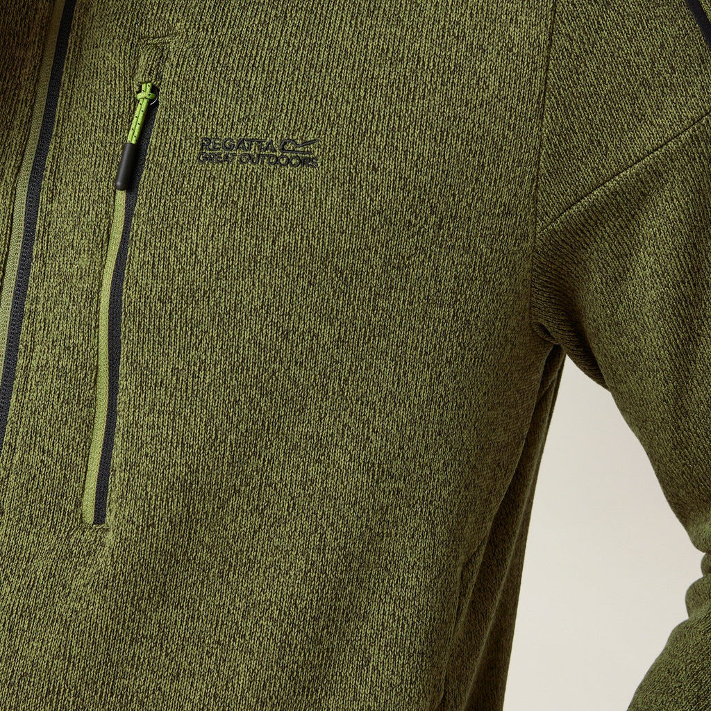 Regatta Men's Kames Full Zip Fleece Nephrite Green - Renna Clothing