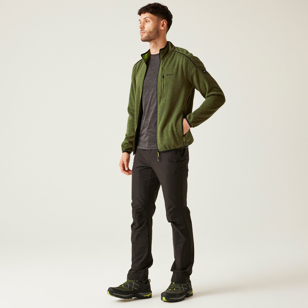 Regatta Men's Kames Full Zip Fleece Nephrite Green - Renna Clothing