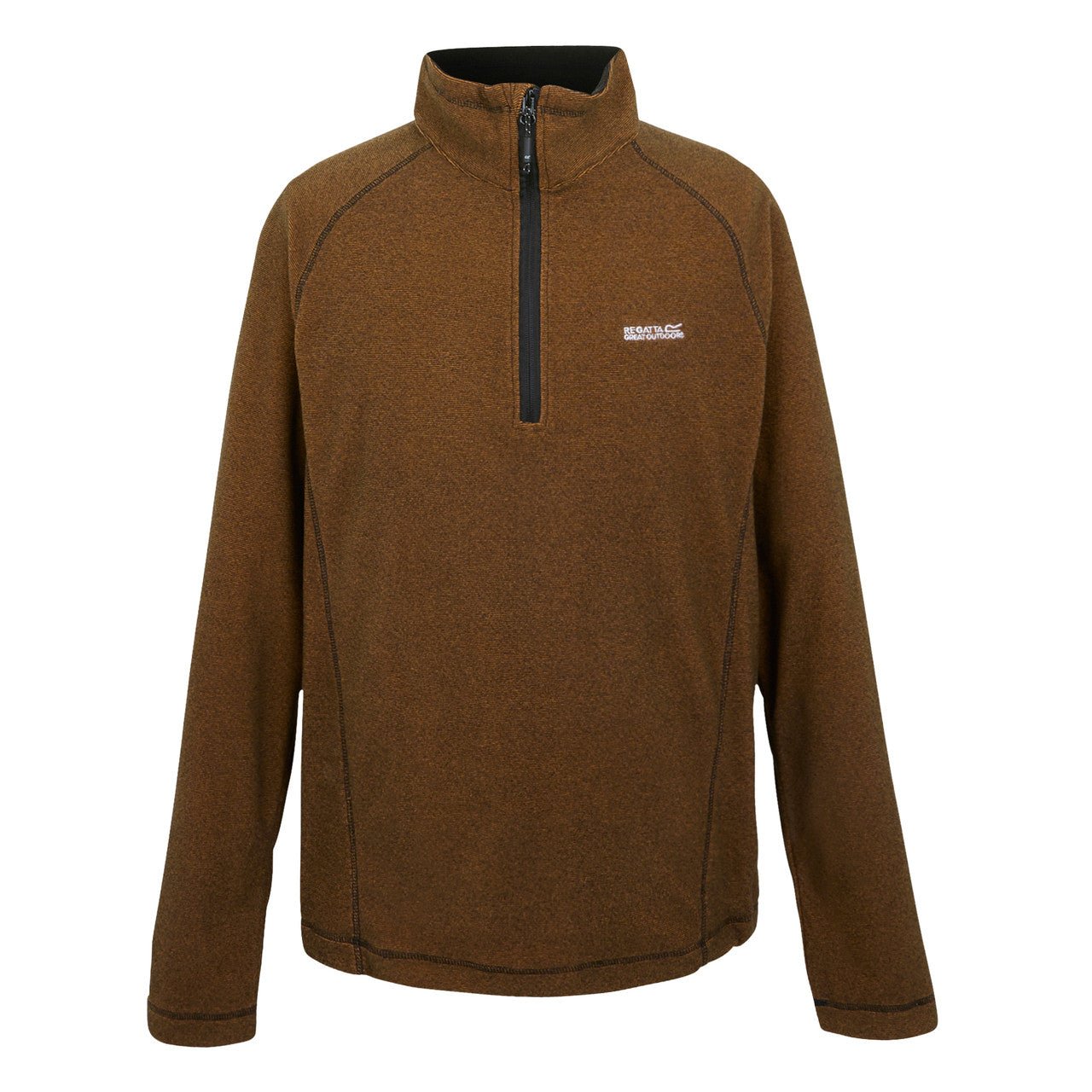Regatta Men's Montes Lightweight Half Zip Fleece Fox/Black - Renna Clothing