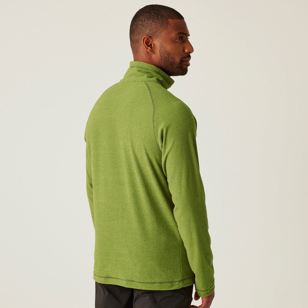 Regatta Men's Montes Lightweight Half Zip Fleece Green Gables/Nephrite Green - Renna Clothing