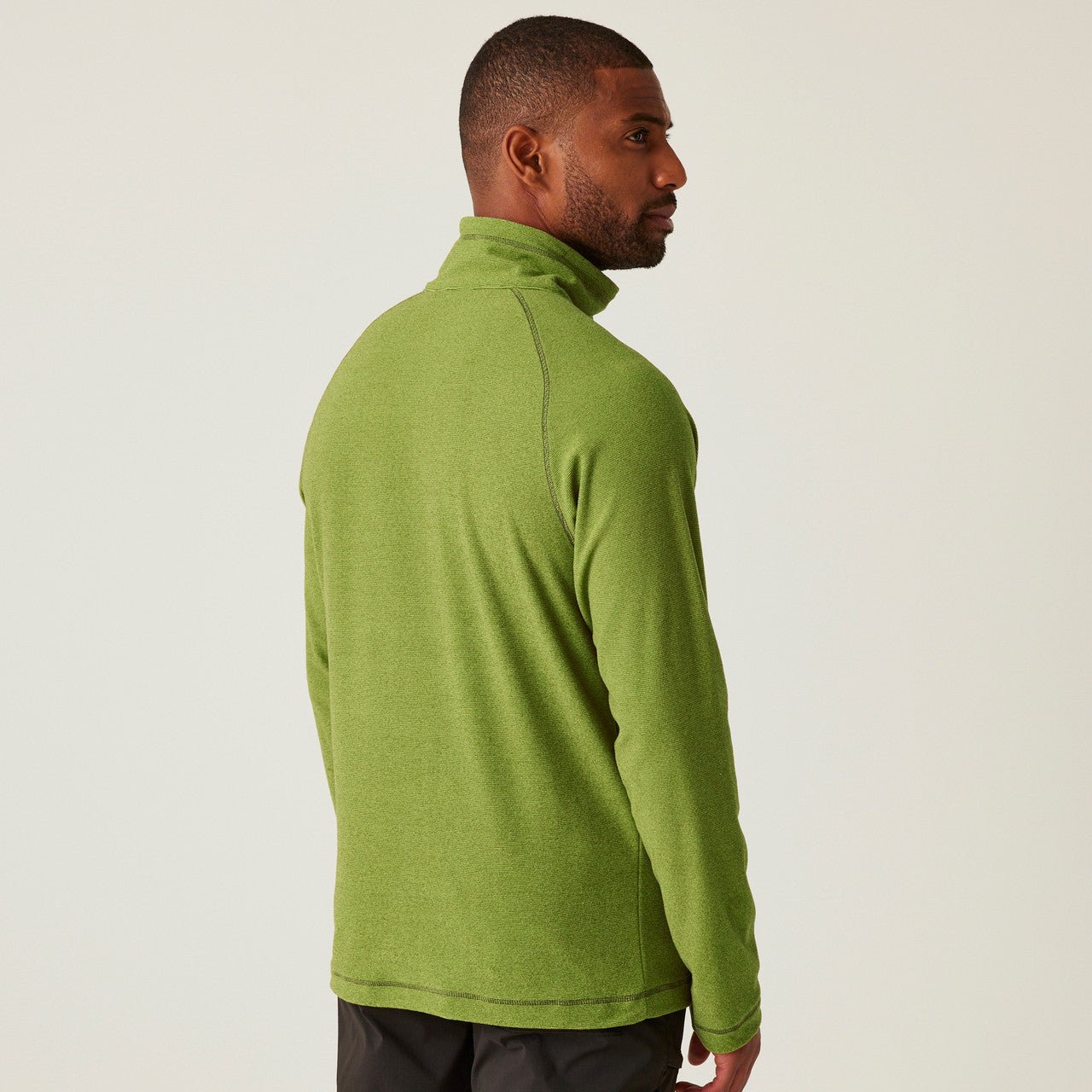 Regatta Men's Montes Lightweight Half Zip Fleece Green Gables/Nephrite Green - Renna Clothing