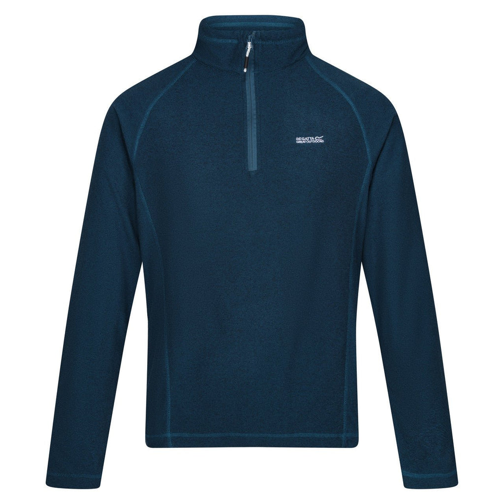 Regatta Men's Montes Lightweight Half Zip Fleece Moroccan Blue - Renna Clothing