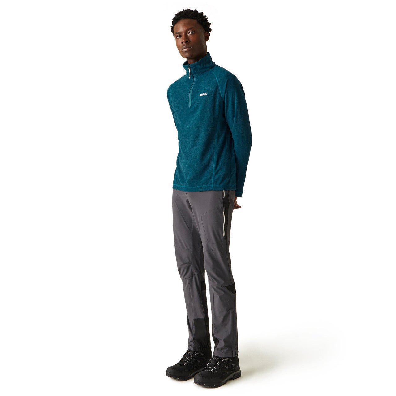 Regatta Men's Montes Lightweight Half Zip Fleece Moroccan Blue - Renna Clothing