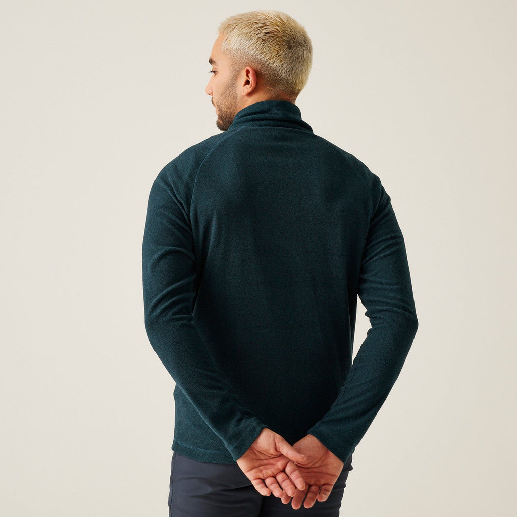 Regatta Men's Montes Lightweight Half Zip Fleece Moroccan Blue/Navy(Fox) - Renna Clothing