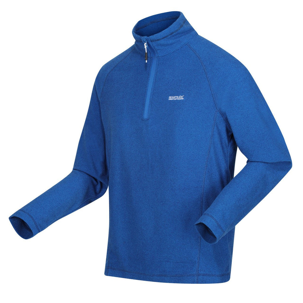Regatta Men's Montes Lightweight Half Zip Fleece Oxford Blue - Renna Clothing