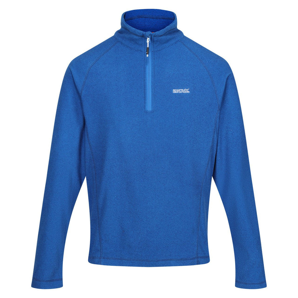 Regatta Men's Montes Lightweight Half Zip Fleece Oxford Blue - Renna Clothing