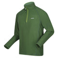 Regatta Men's Montes Lightweight Half Zip Fleece Piquant Green - Renna Clothing