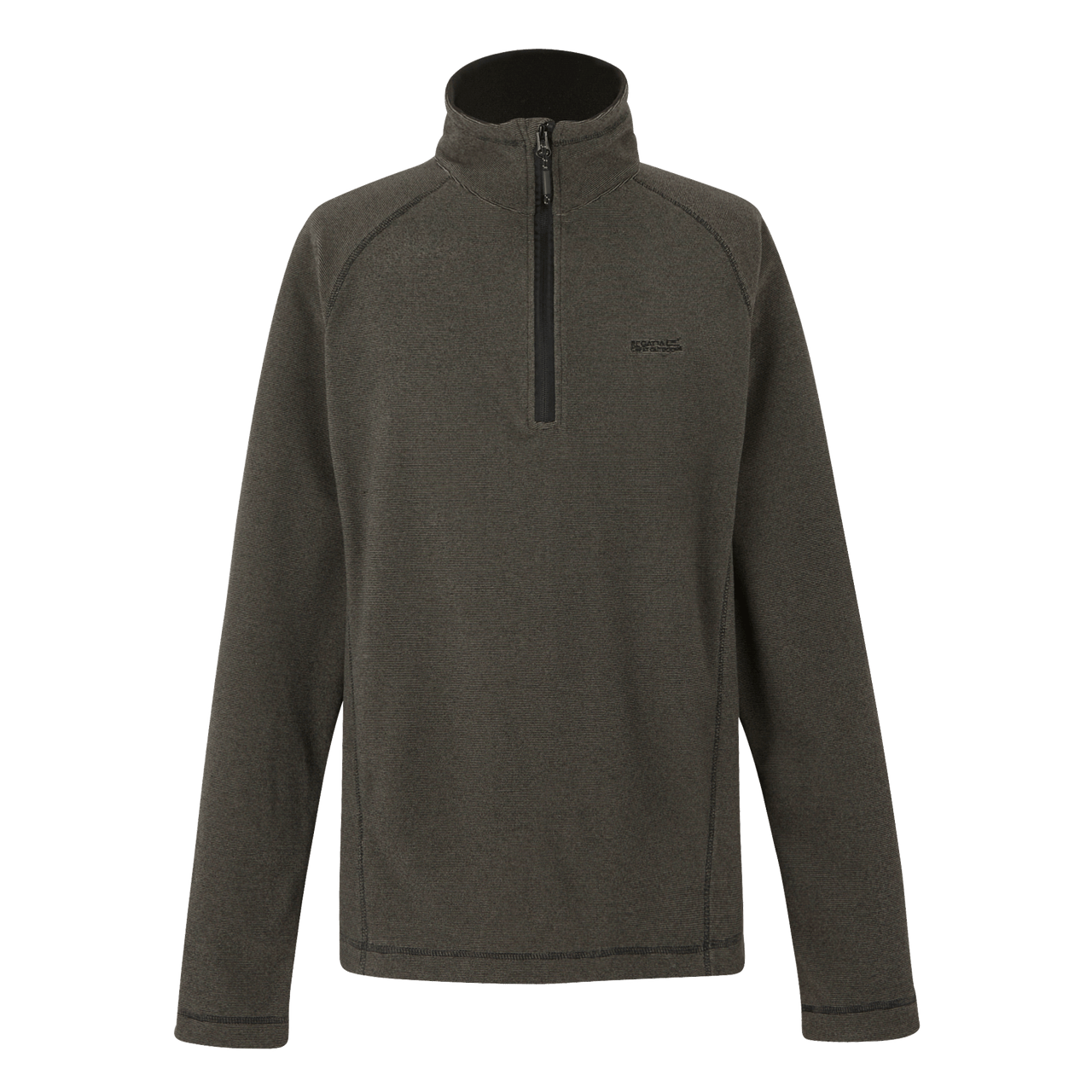 Regatta Men's Montes Lightweight Half Zip Fleece Treetop Black - Renna Clothing