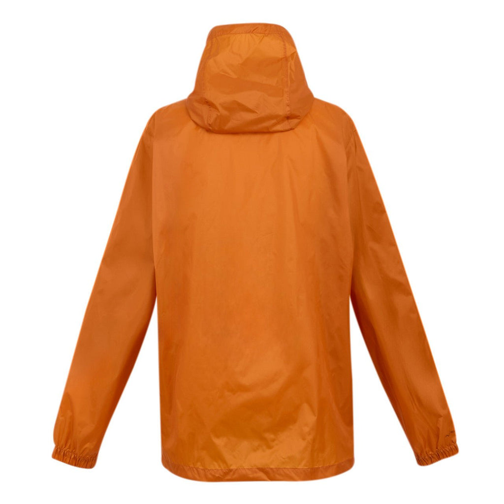 Regatta Men's Pack It Jacket Waterproof Rain Coat Orange Fox - Renna Clothing
