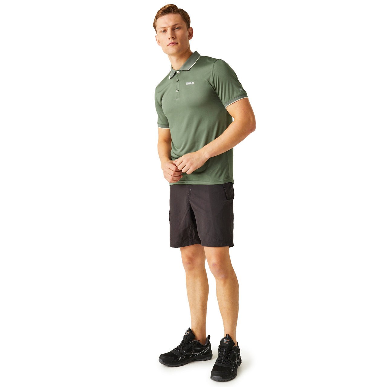 Regatta Men's Remex II Polo T Shirt Agave Green Solid - Renna Clothing