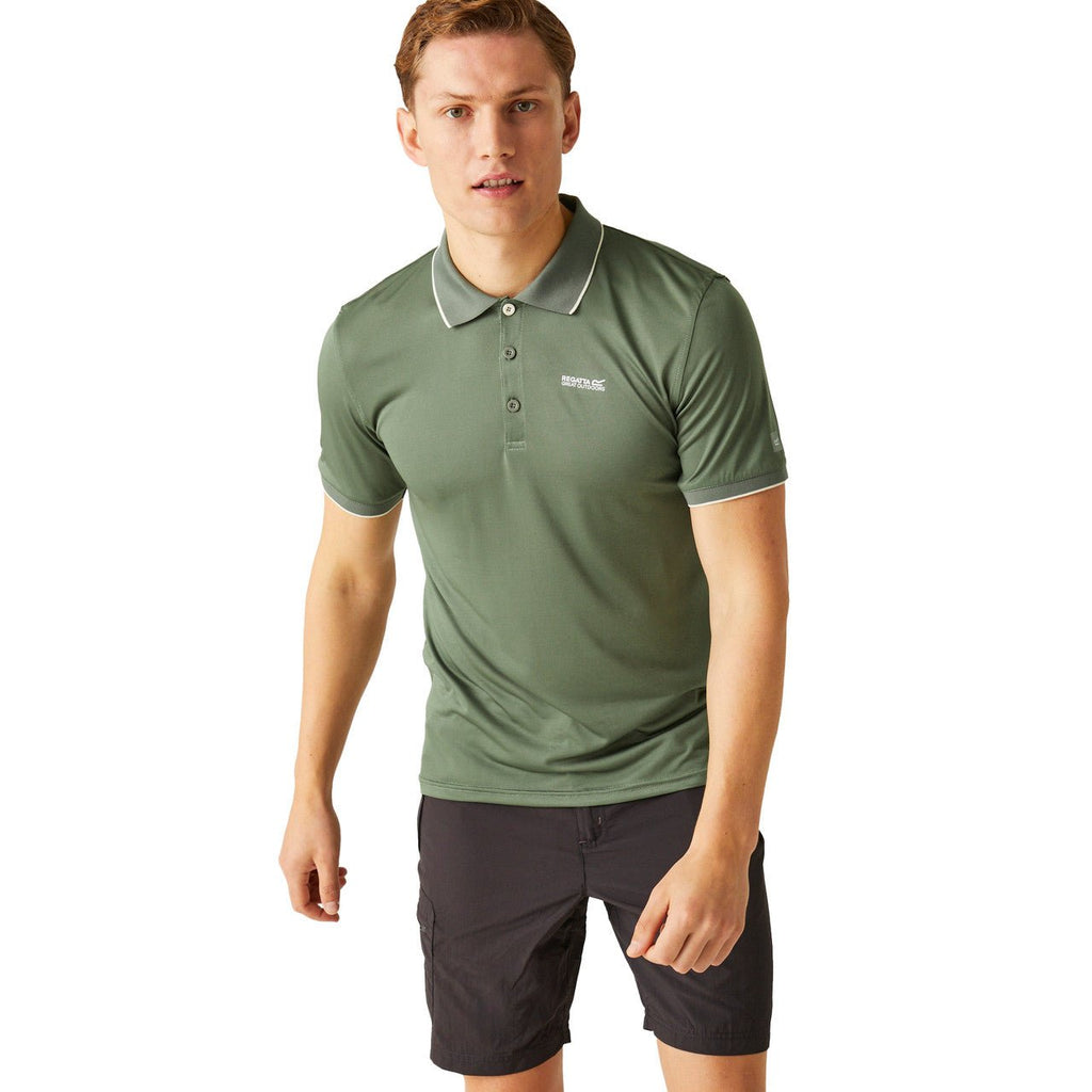 Regatta Men's Remex II Polo T Shirt Agave Green Solid - Renna Clothing