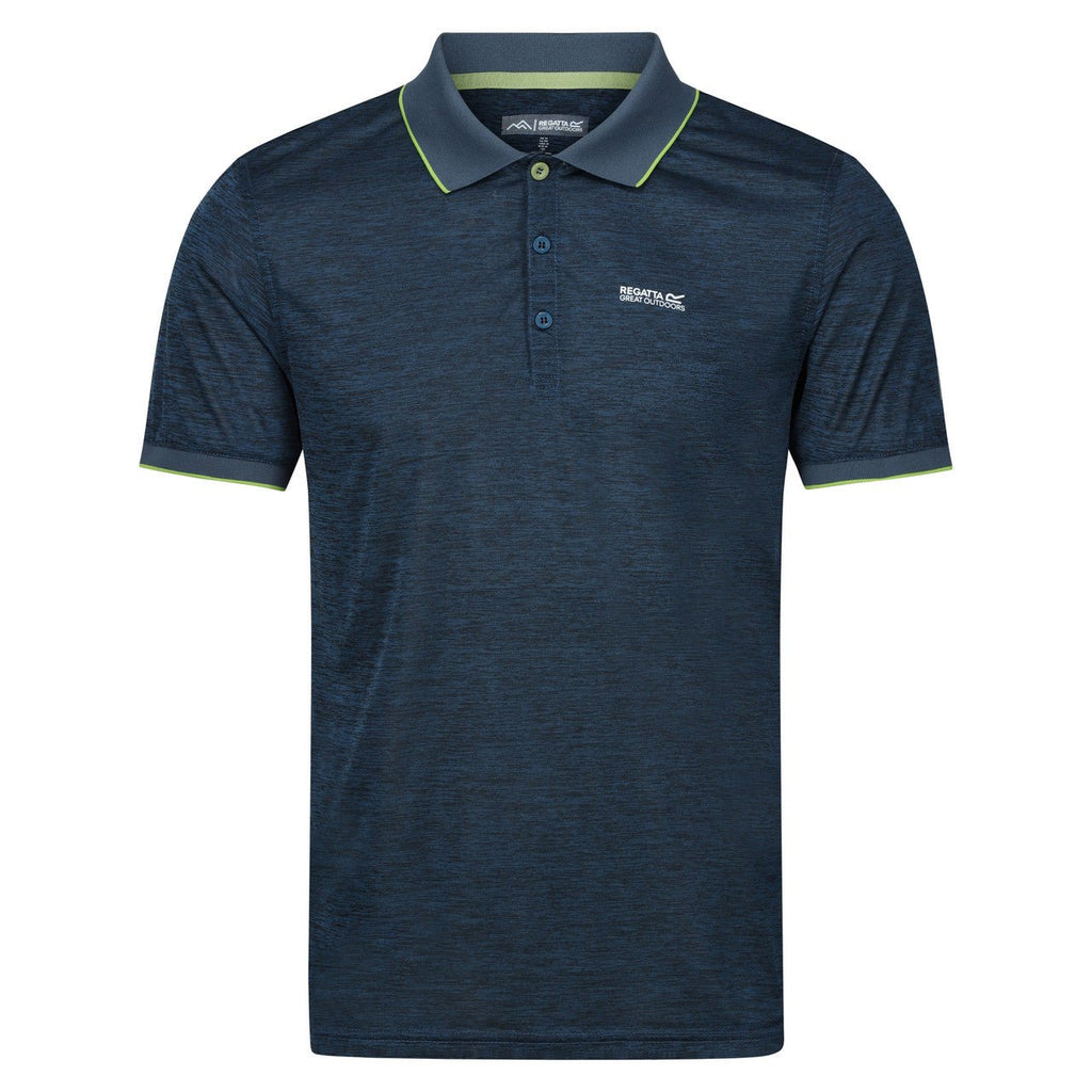 Regatta Men's Remex II Polo T Shirt Moroccan Blue - Renna Clothing