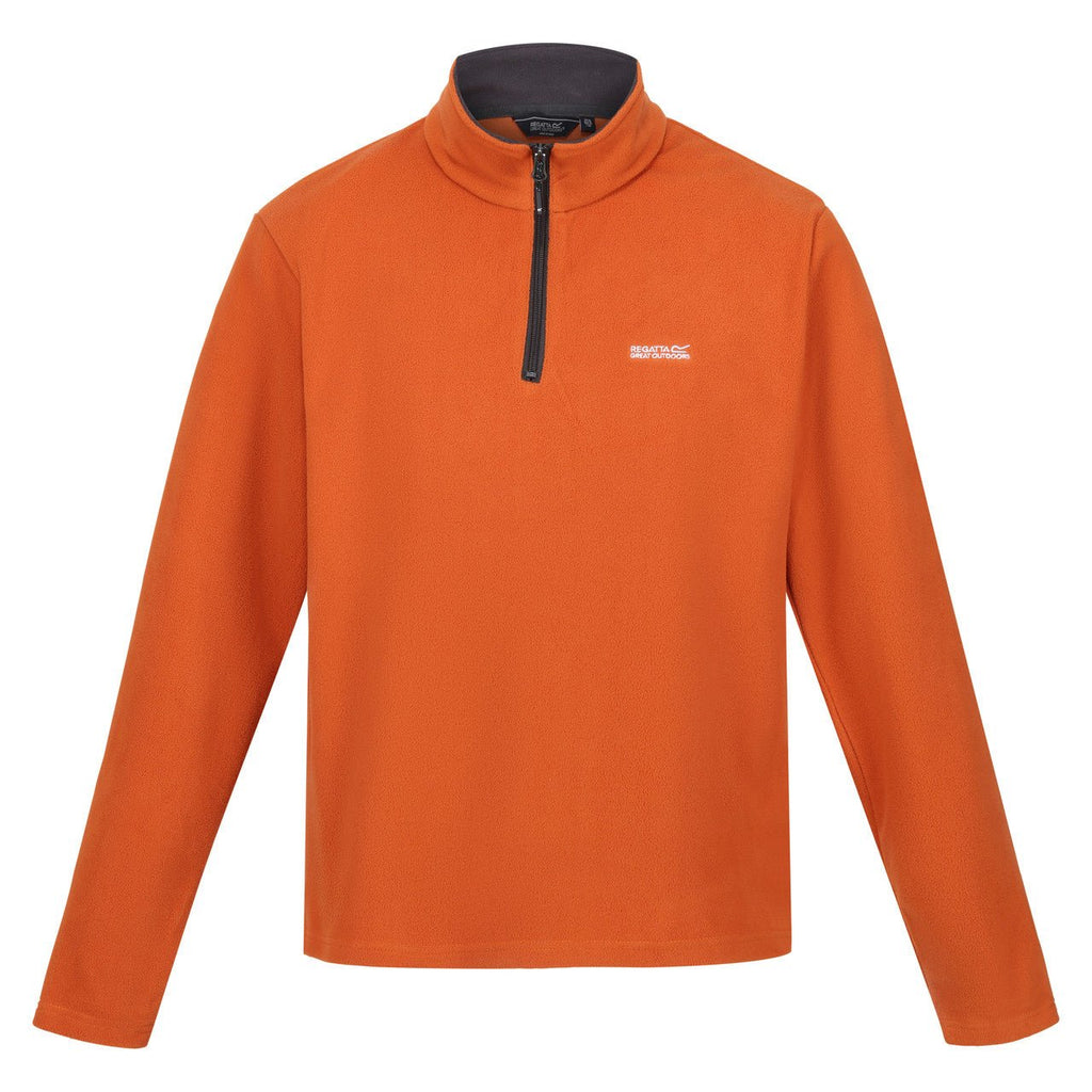 Regatta Men's Thompson Lightweight Half Zip Fleece Burnt Copper - Renna Clothing