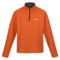 Regatta Men's Thompson Lightweight Half Zip Fleece Burnt Copper - Renna Clothing