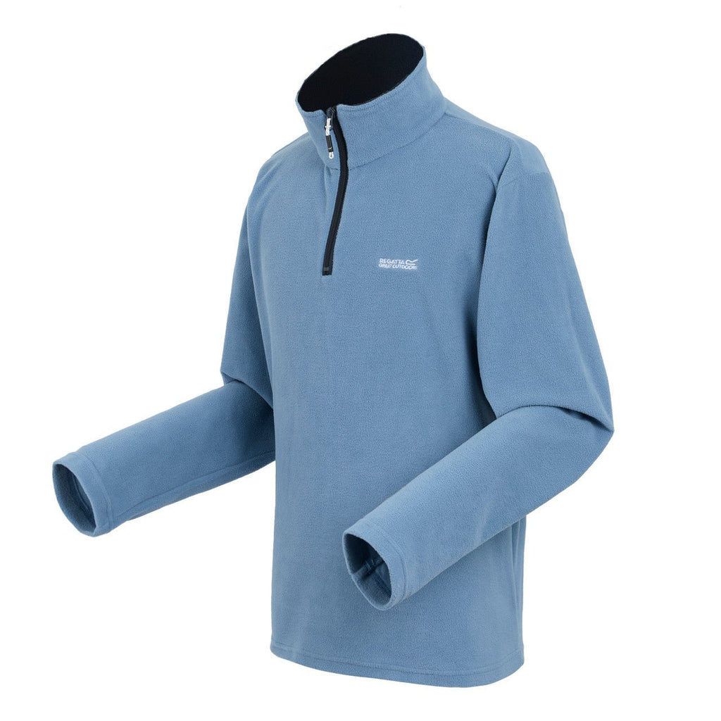 Regatta Men's Thompson Lightweight Half Zip Fleece Coronet Blue - Renna Clothing