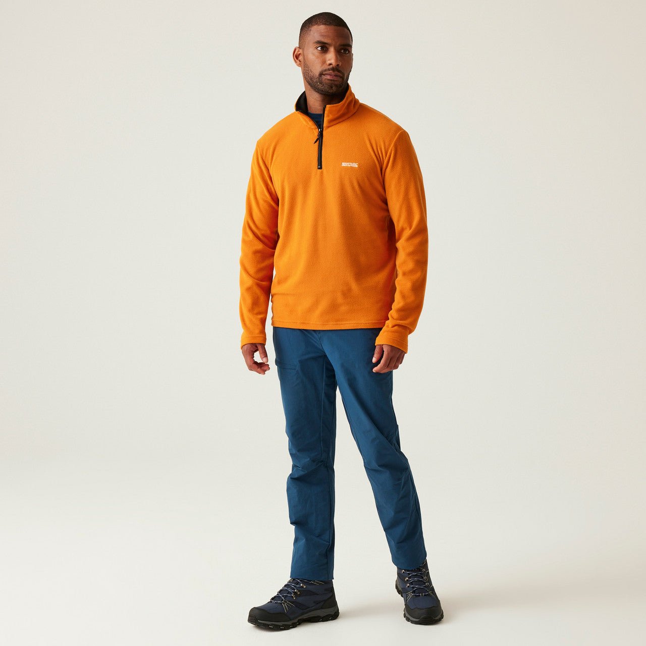Regatta Men's Thompson Lightweight Half Zip Fleece Fox - Renna Clothing