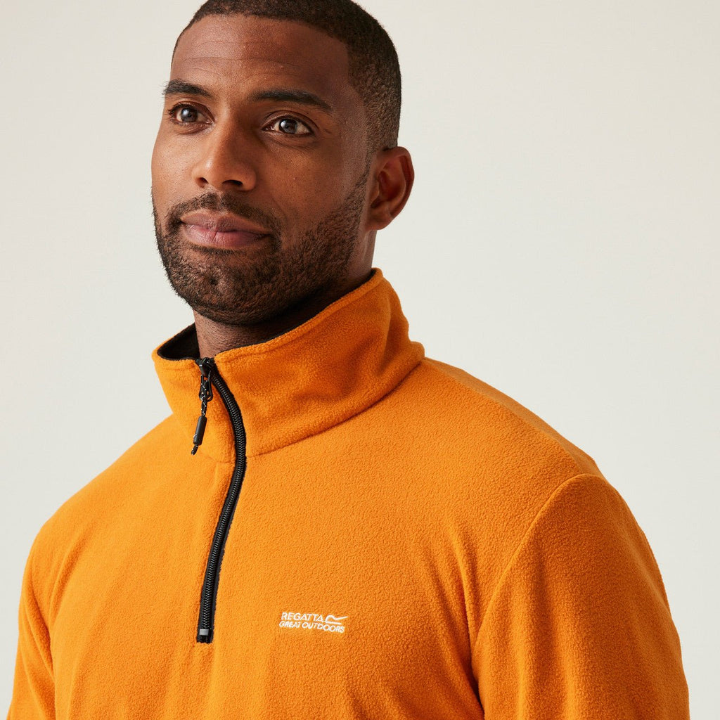 Regatta Men's Thompson Lightweight Half Zip Fleece Fox - Renna Clothing