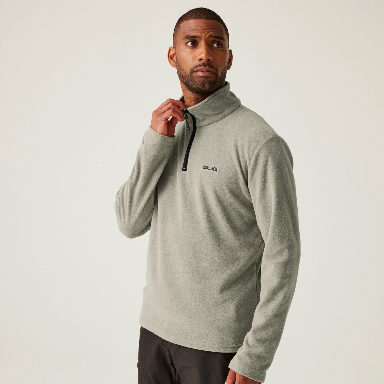 Regatta Men's Thompson Lightweight Half Zip Fleece Golden Sand - Renna Clothing