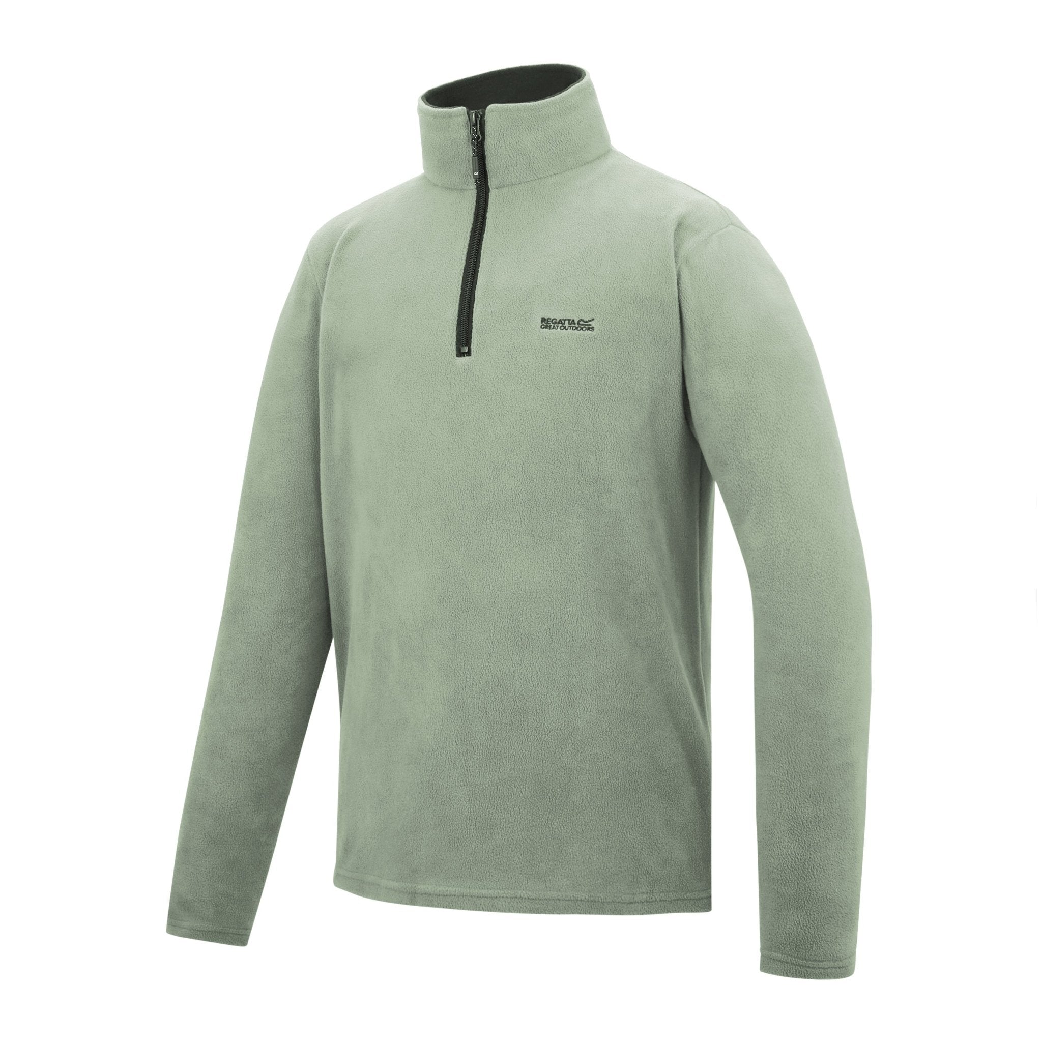 Regatta Men's Thompson Lightweight Half Zip Fleece Light Sage - Renna Clothing