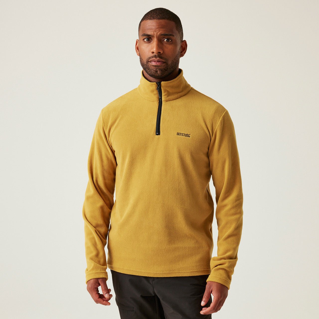 Regatta Men's Thompson Lightweight Half Zip Fleece Mustard - Renna Clothing