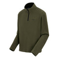 Regatta Men's Thompson Lightweight Half Zip Fleece Olive Night Green - Renna Clothing