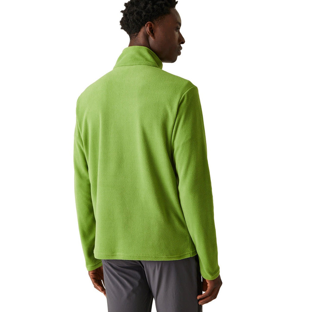 Regatta Men's Thompson Lightweight Half Zip Fleece Piquant Green - Renna Clothing