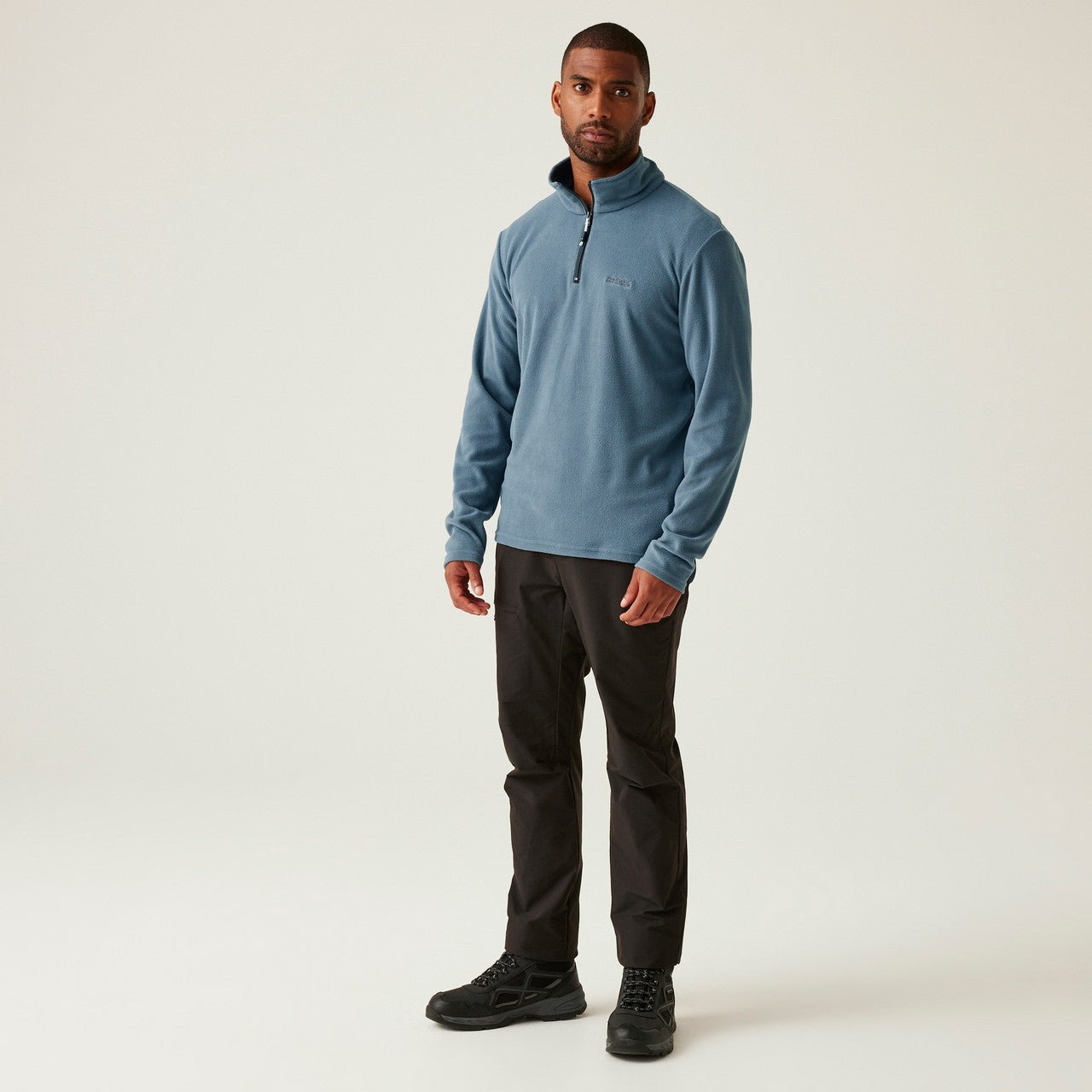 Regatta Men's Thompson Lightweight Half Zip Fleece Stormy Weather - Renna Clothing