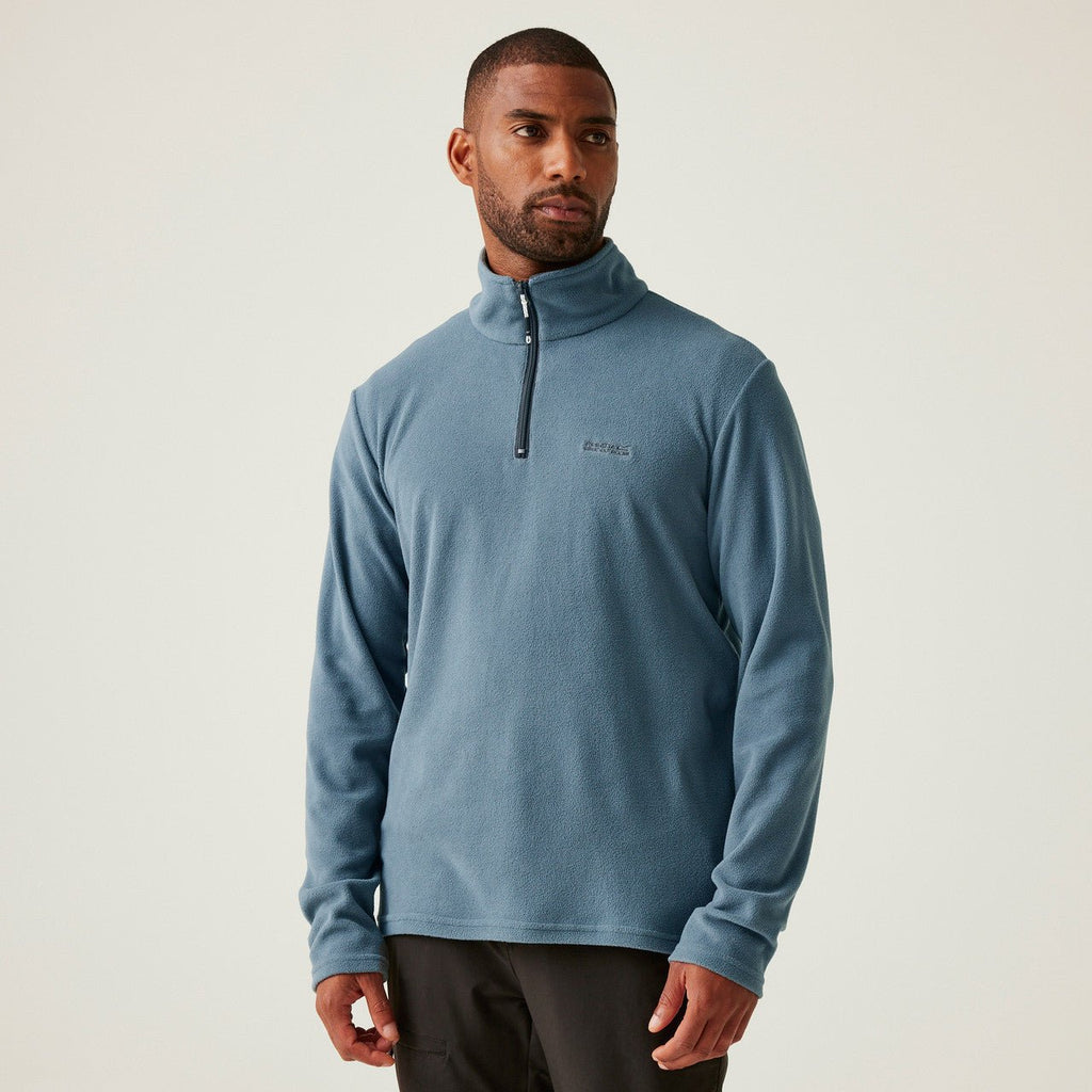 Regatta Men's Thompson Lightweight Half Zip Fleece Stormy Weather - Renna Clothing