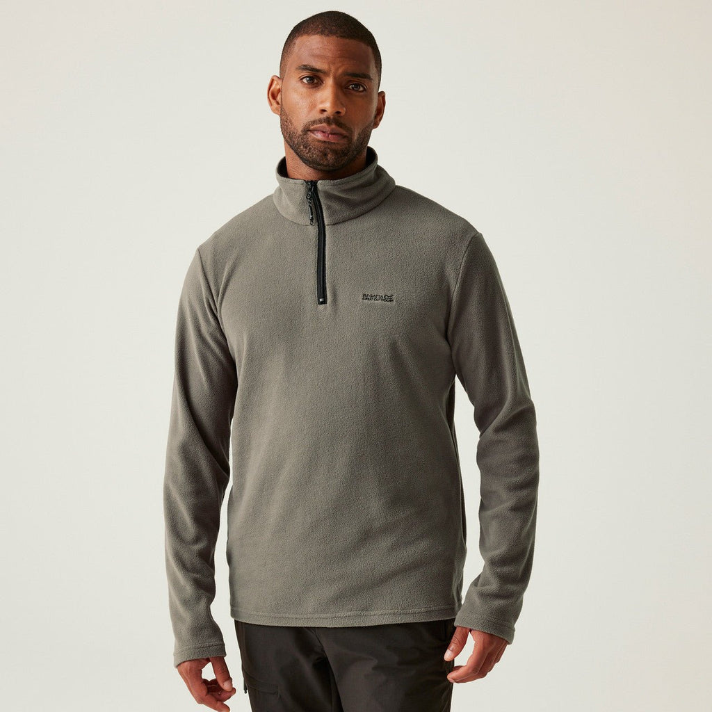 Regatta Men's Thompson Lightweight Half Zip Fleece Treetop - Renna Clothing