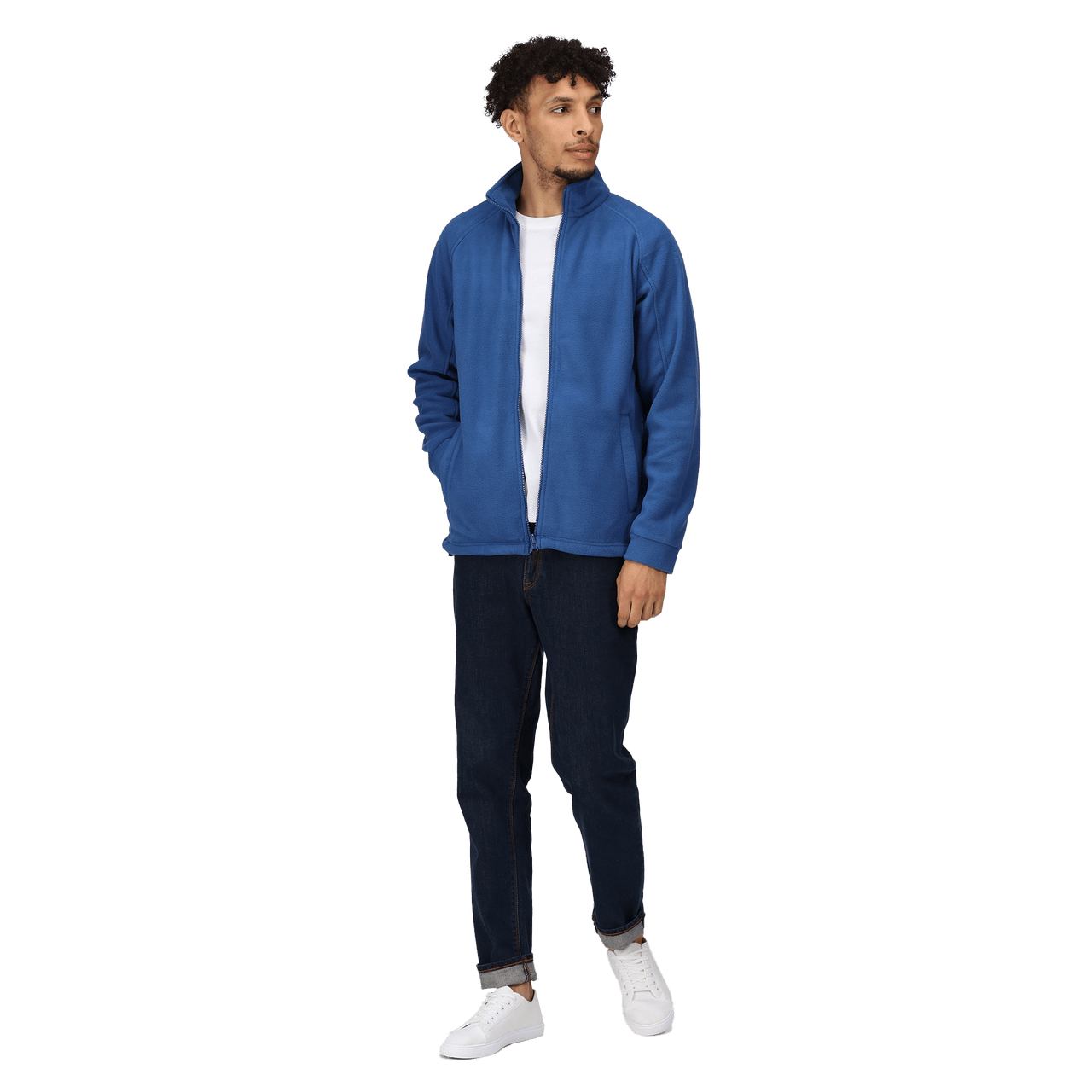 Regatta Men's Thor III Full Zip Fleece Royal Blue - Renna Clothing