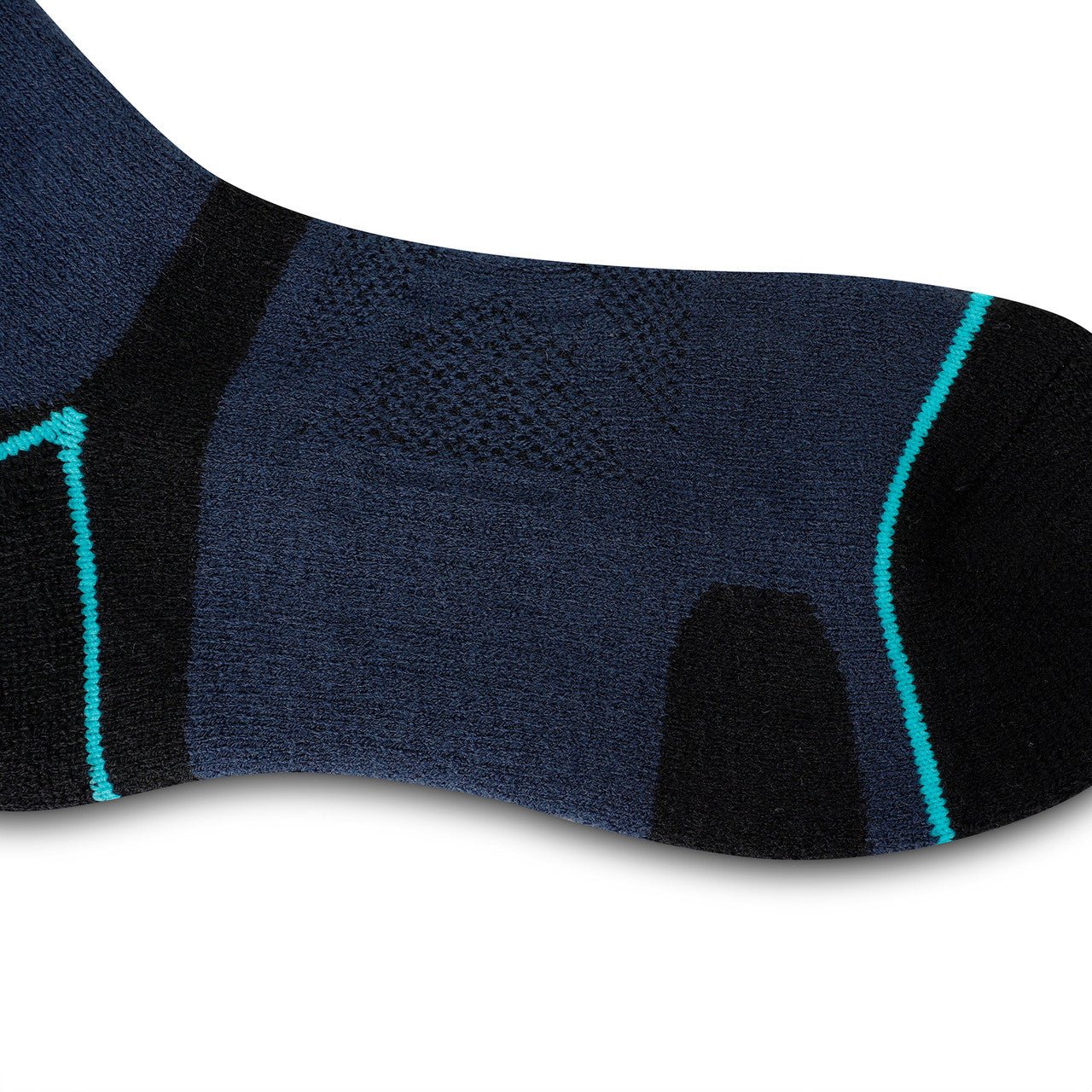 Regatta Womens 2 Pack Blister Protect II Antibacterial Walking Socks Navy/Aruba Blue - Renna Clothing