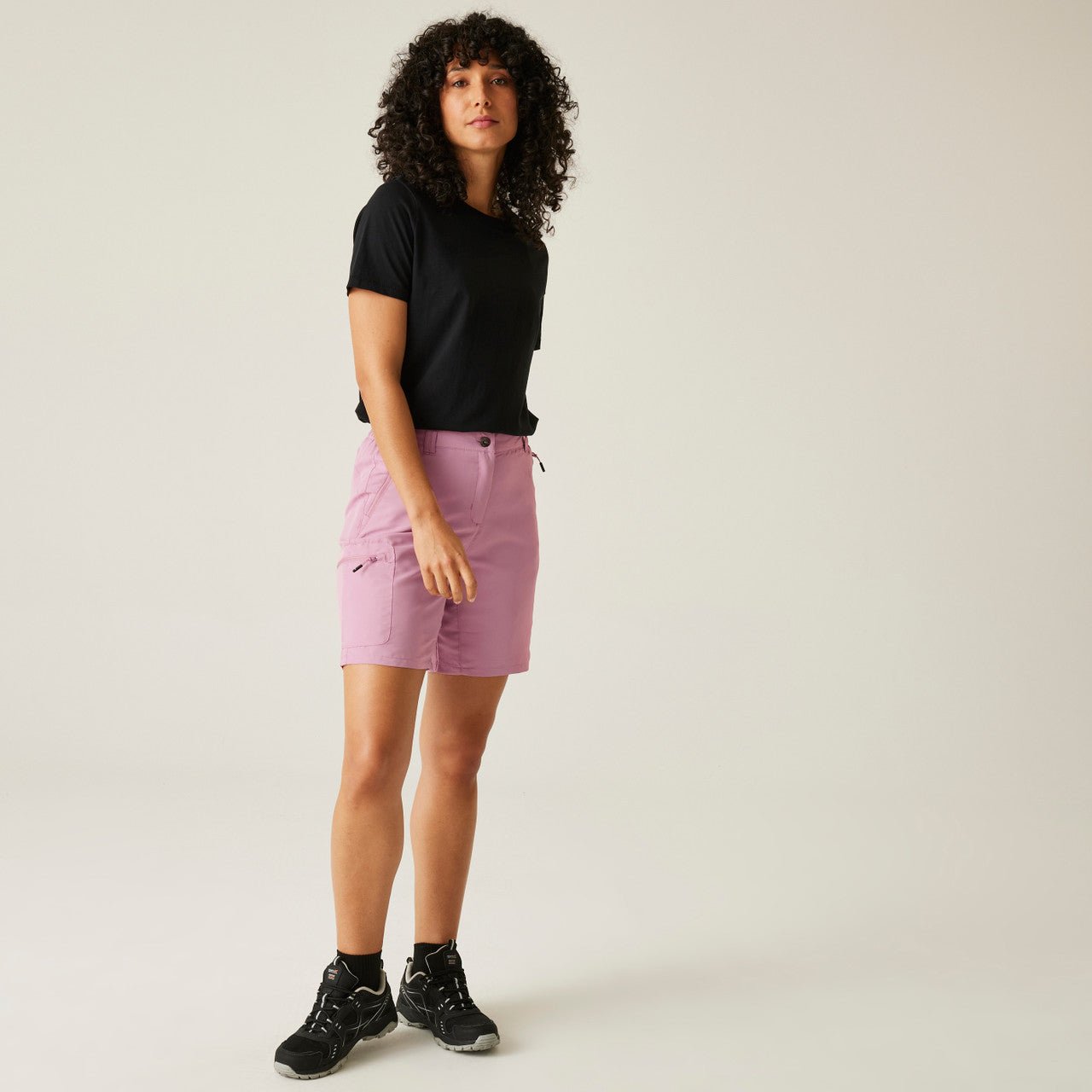 Regatta Women's Chaska Short III Mid Length Walking Shorts Lilas - Renna Clothing