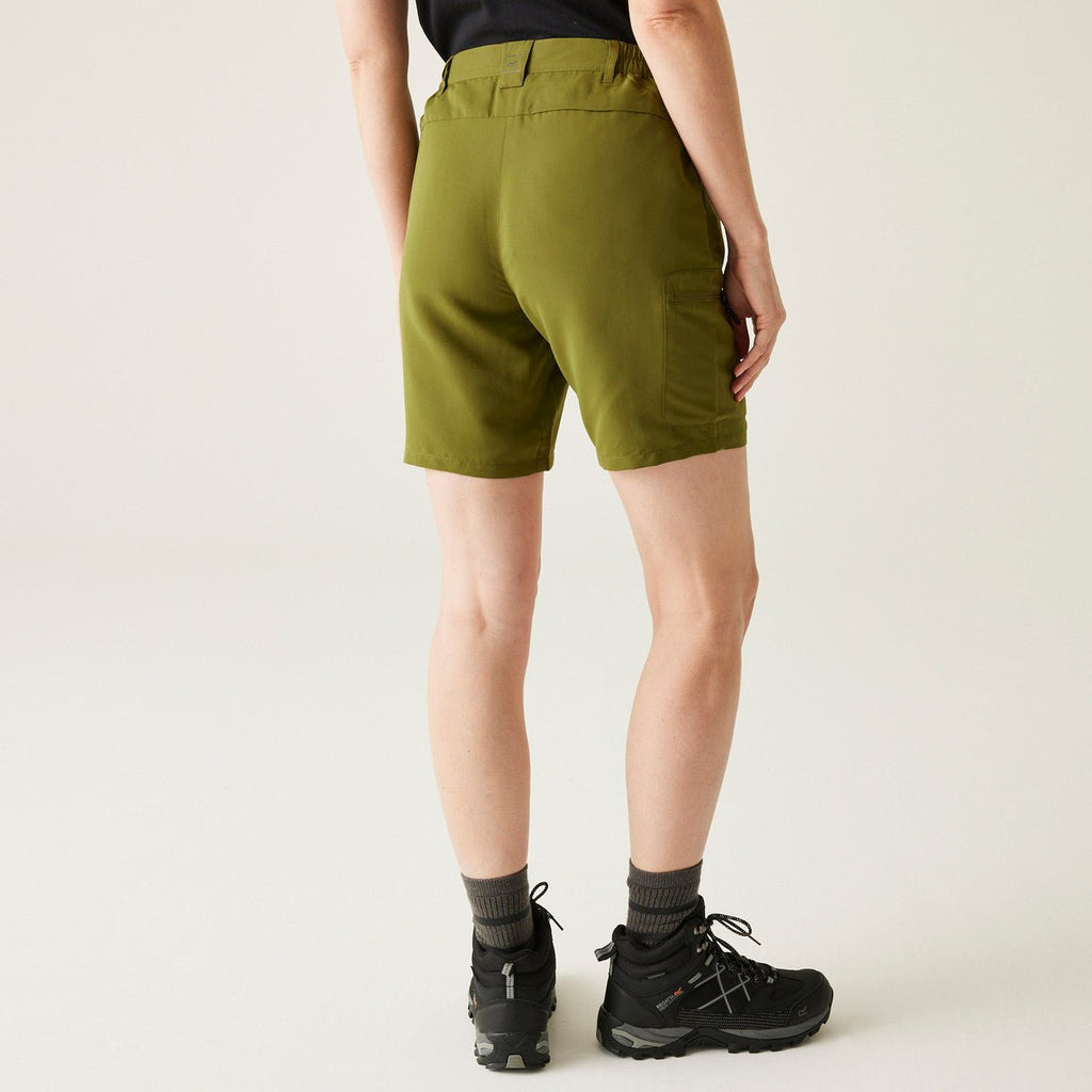 Regatta Women's Chaska Short III Mid Length Walking Shorts Nephrite Green - Renna Clothing