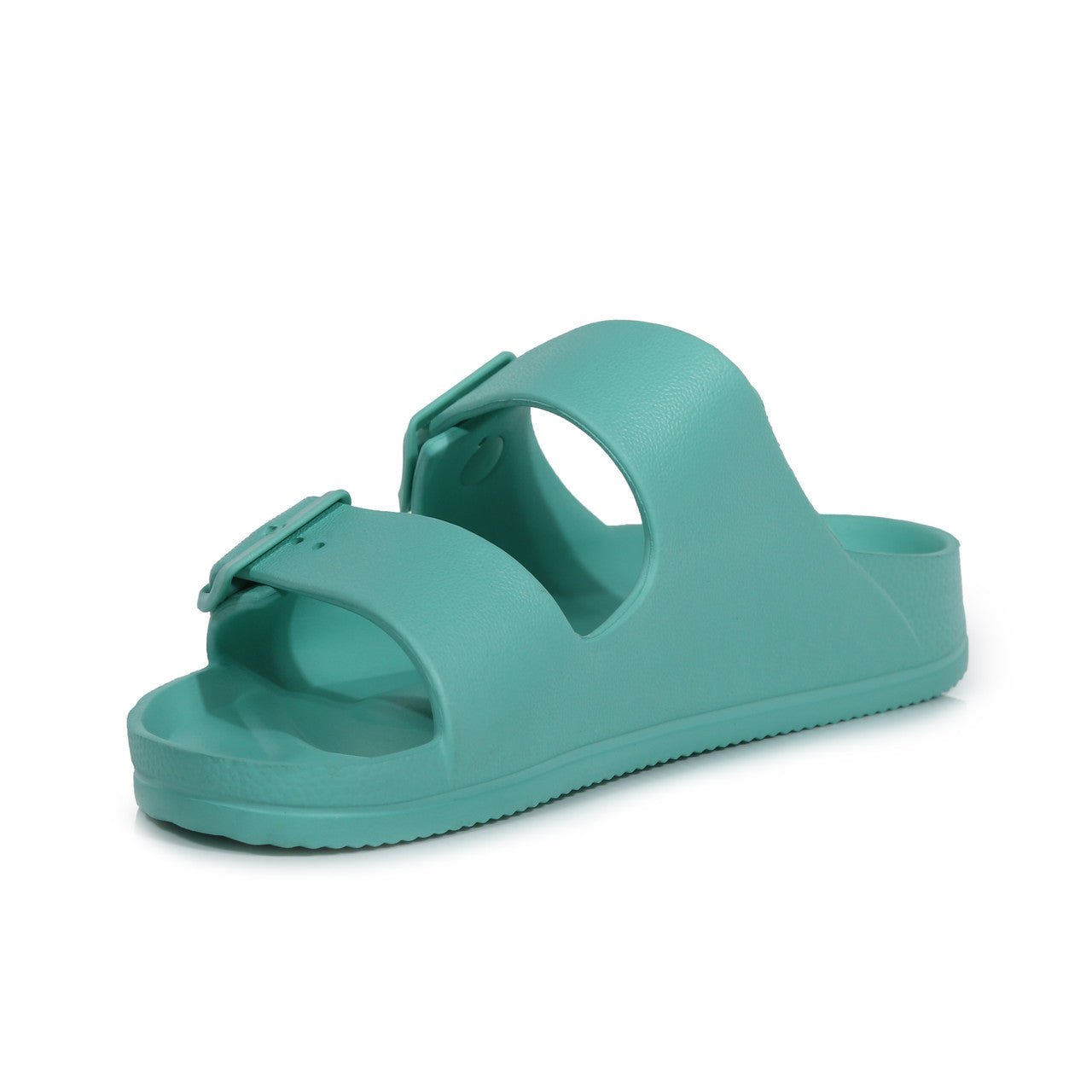 Regatta Womens Double Buckle Foot bed Flat Summer Sliders Ocean Wave - Renna Clothing