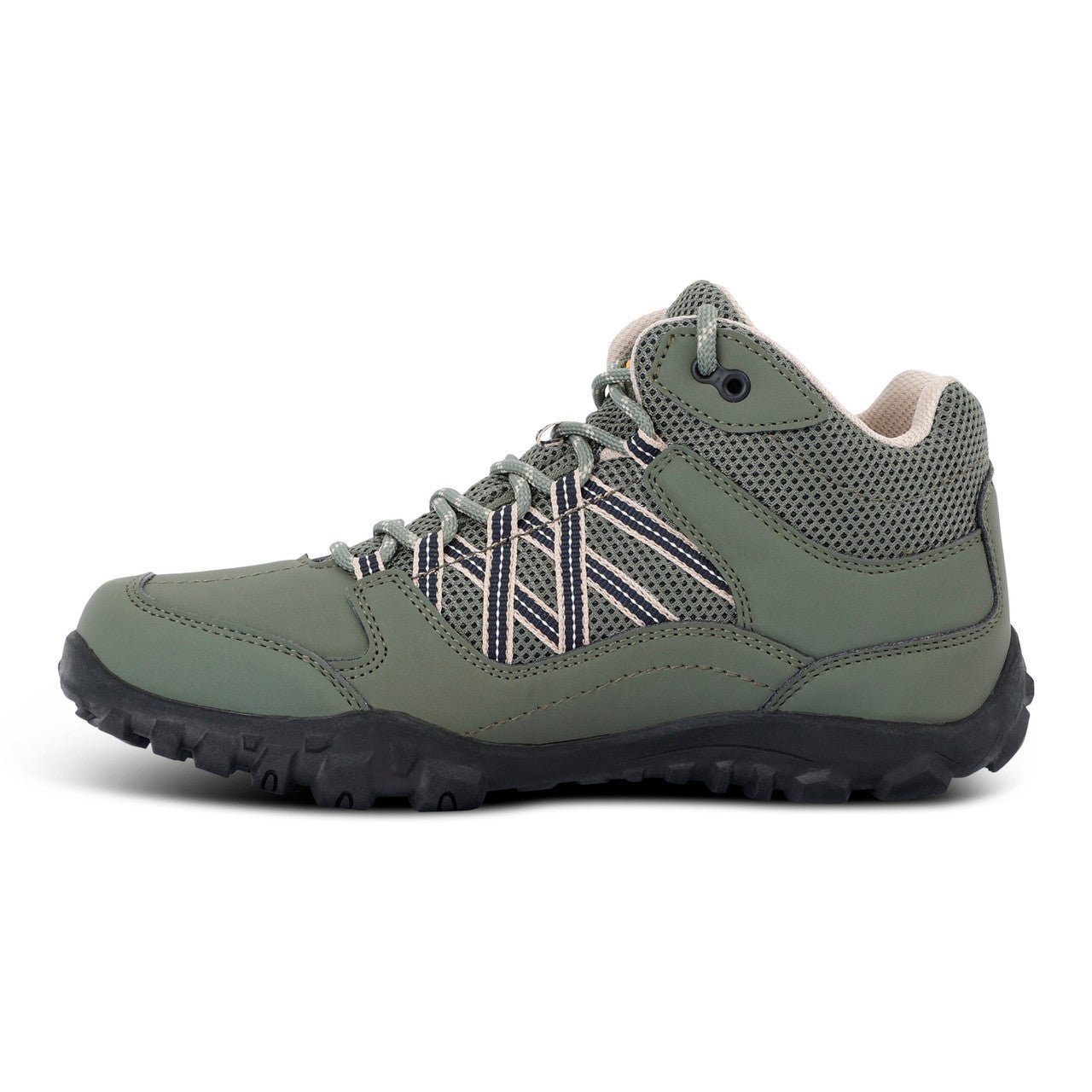 Regatta Women's Edgepoint Hiking Mid Waterproof Boots Green Four Leaf Clover/White Pepper - Renna Clothing