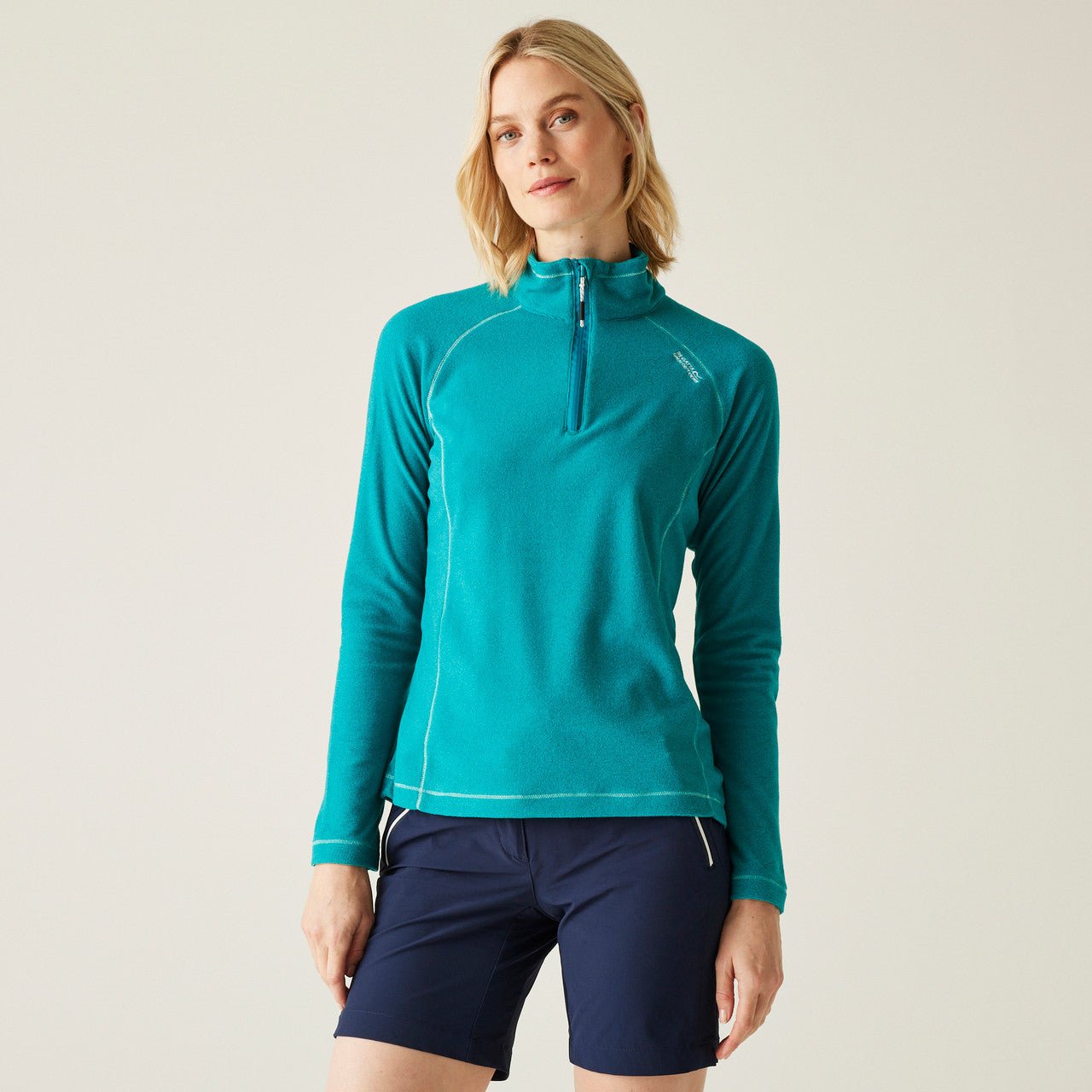 Regatta Womens Montes Half Zip Lightweight Fleece Exotic/Gulfstream - Renna Clothing