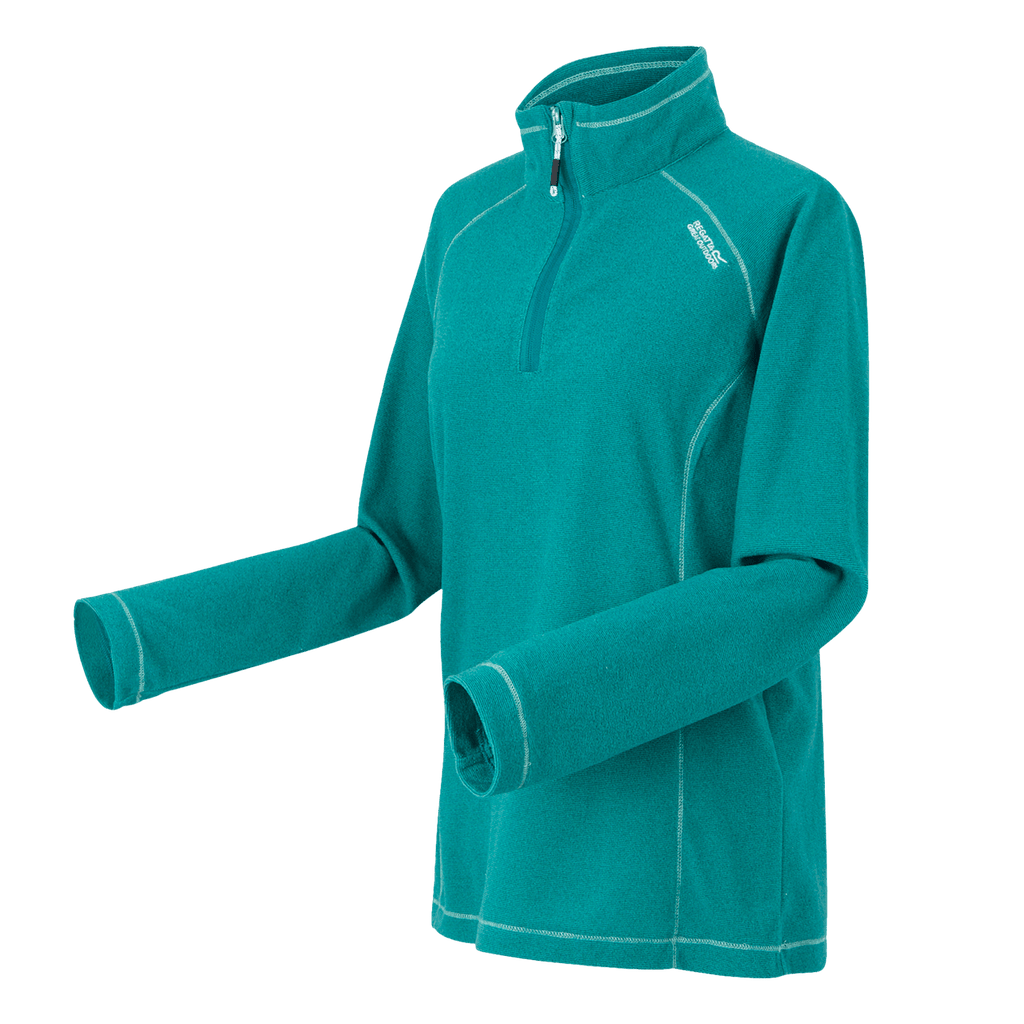 Regatta Womens Montes Half Zip Lightweight Fleece Exotic/Gulfstream - Renna Clothing