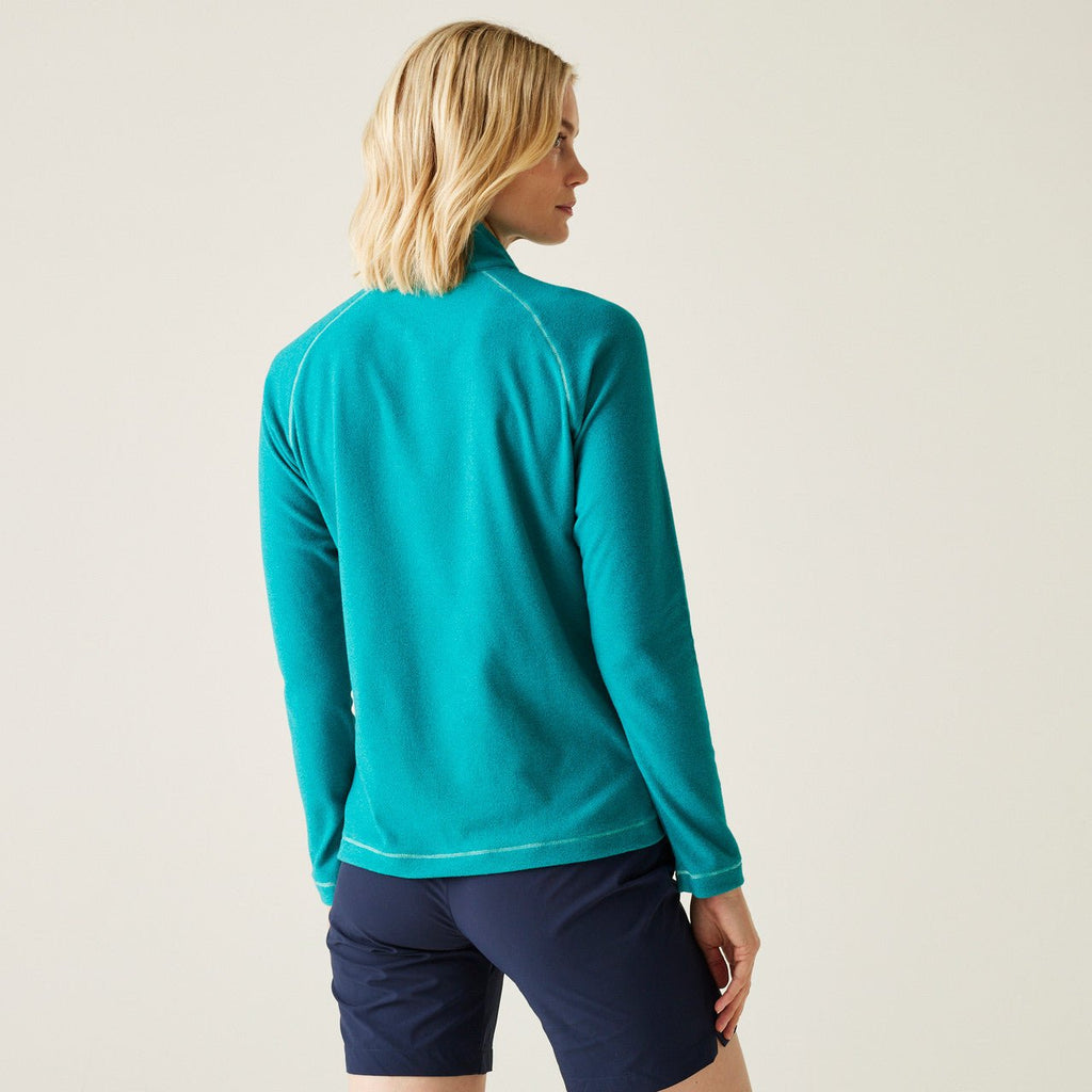 Regatta Womens Montes Half Zip Lightweight Fleece Exotic/Gulfstream - Renna Clothing